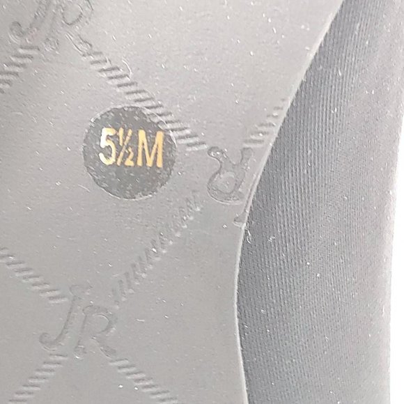 Jack Rogers Womens Bree Ballet Flats Shoes Black Slip On Cap Toe 5.5 M New - Picture 10 of 10